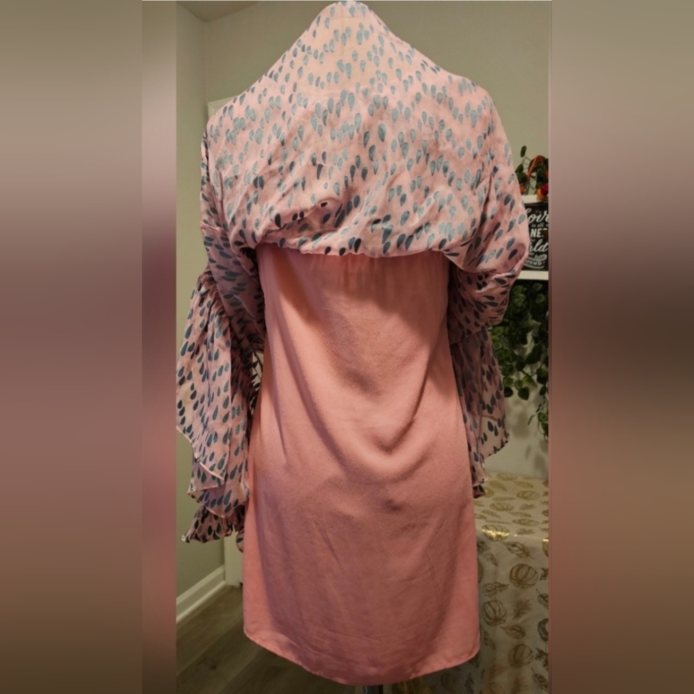 Saloni Pixie Mini Pink And Green Patterned Women'… - image 8